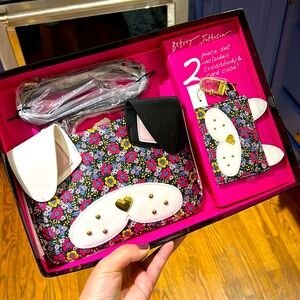 {Betsy Johnson} Kitsch Crossbody and Card Case Set